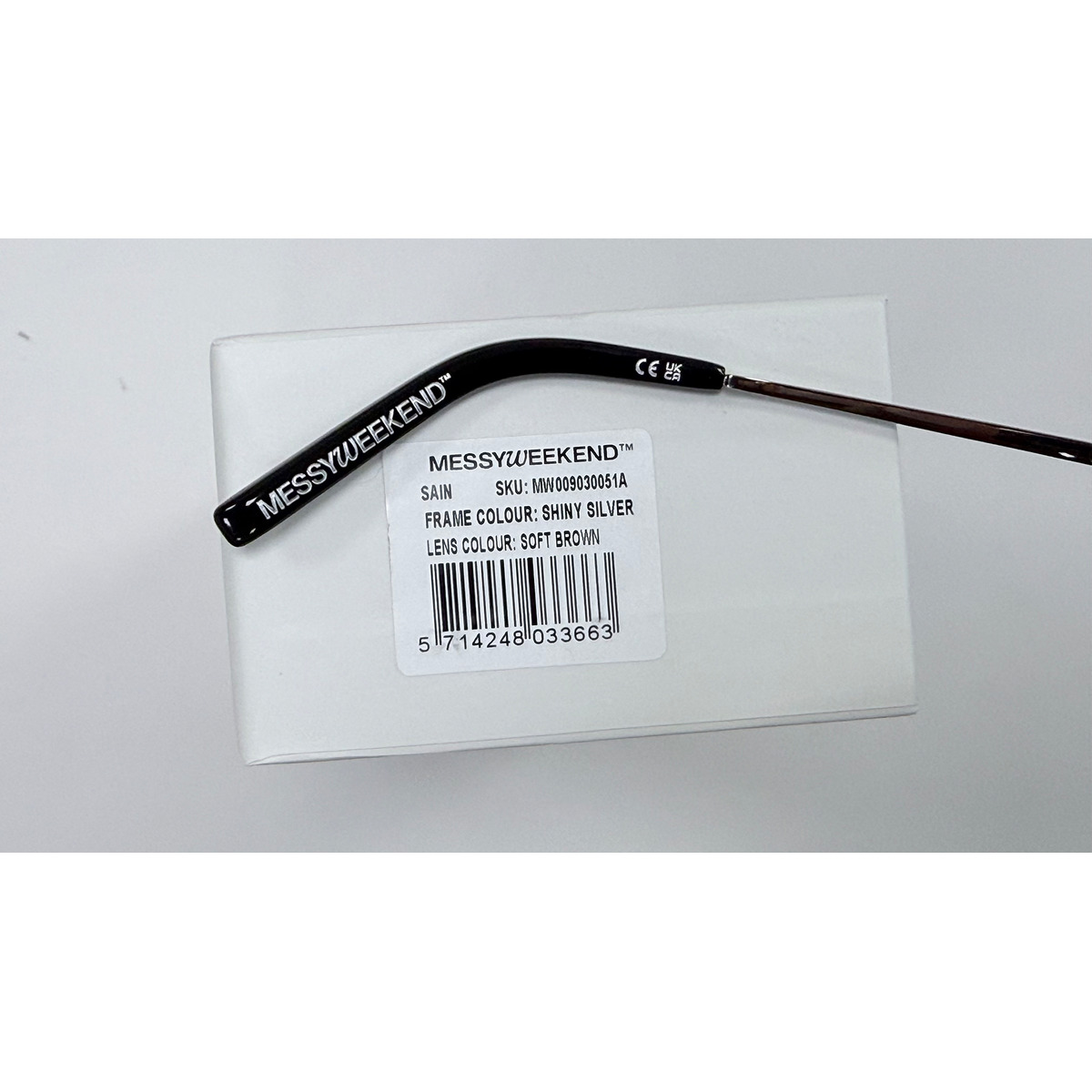 MESSYWEEKEND SAIN Sonnenbrille silber