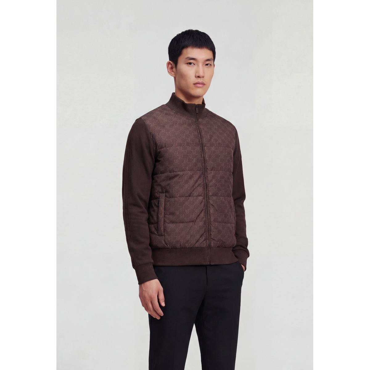 KARL LAGERFELD 505061 Blousonjacke dunkelbraun