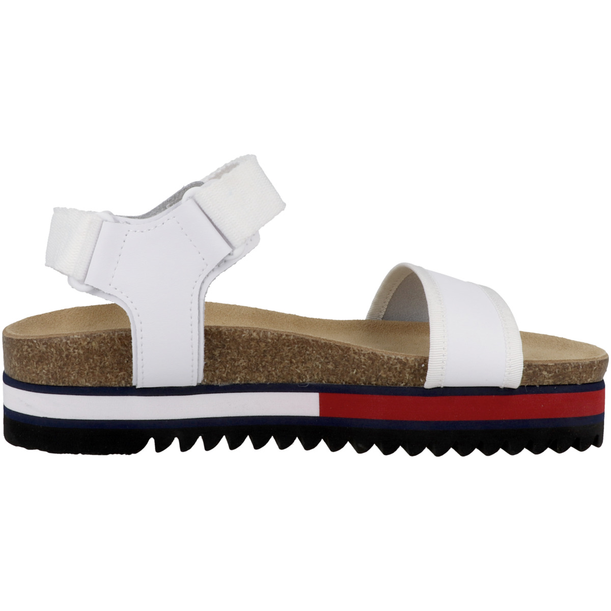 Tommy Hilfiger Tommy Jeans Flag Outsole Sandal Sandale weiss