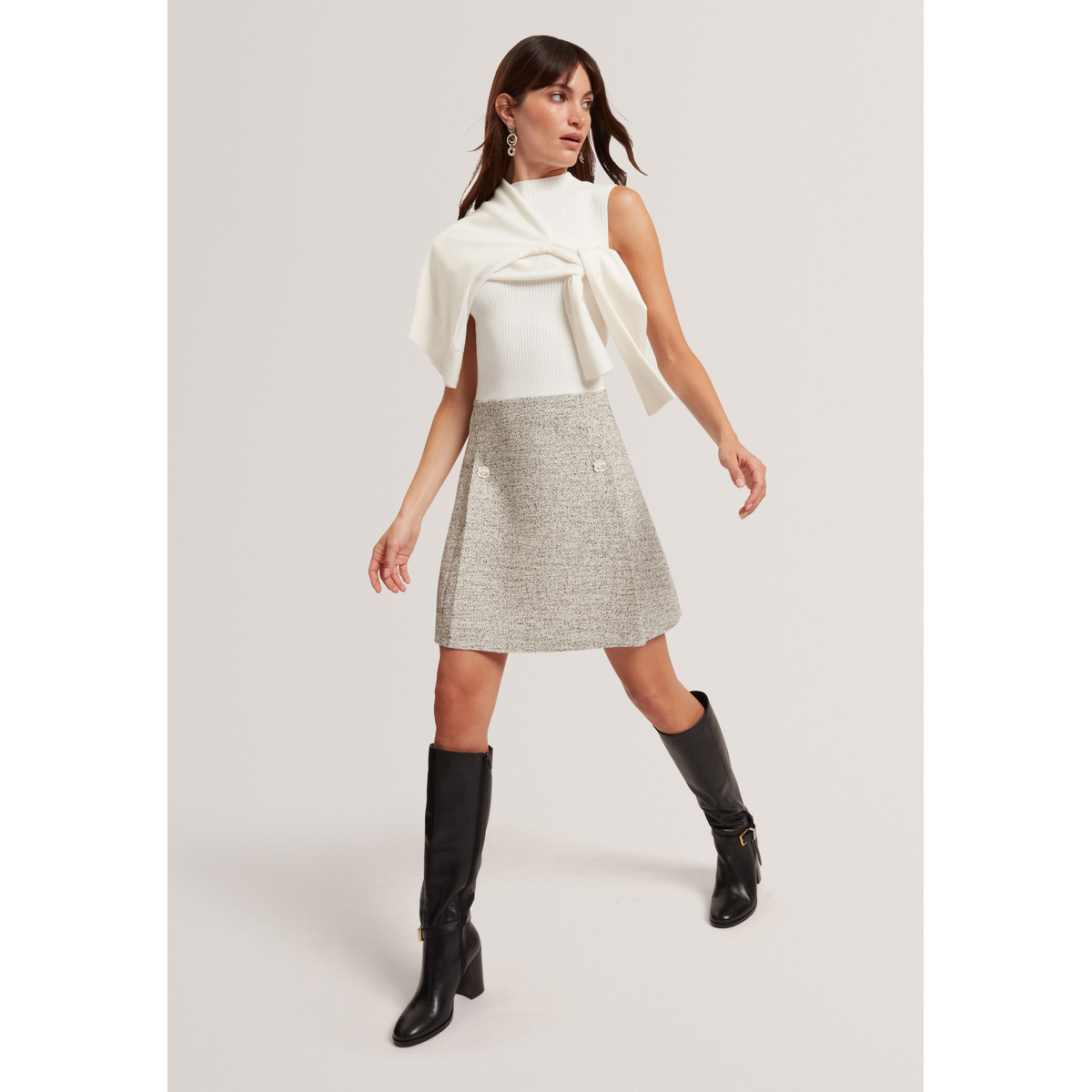 Ted Baker EKAAM Kleid creme