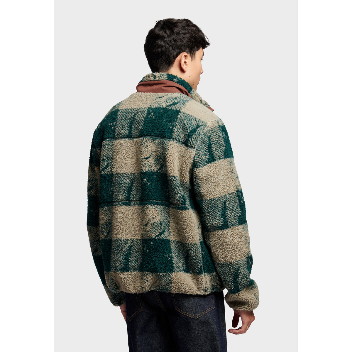 Penfield Textured Check Mattawa Jacket Fleecejacke dunkelgruen