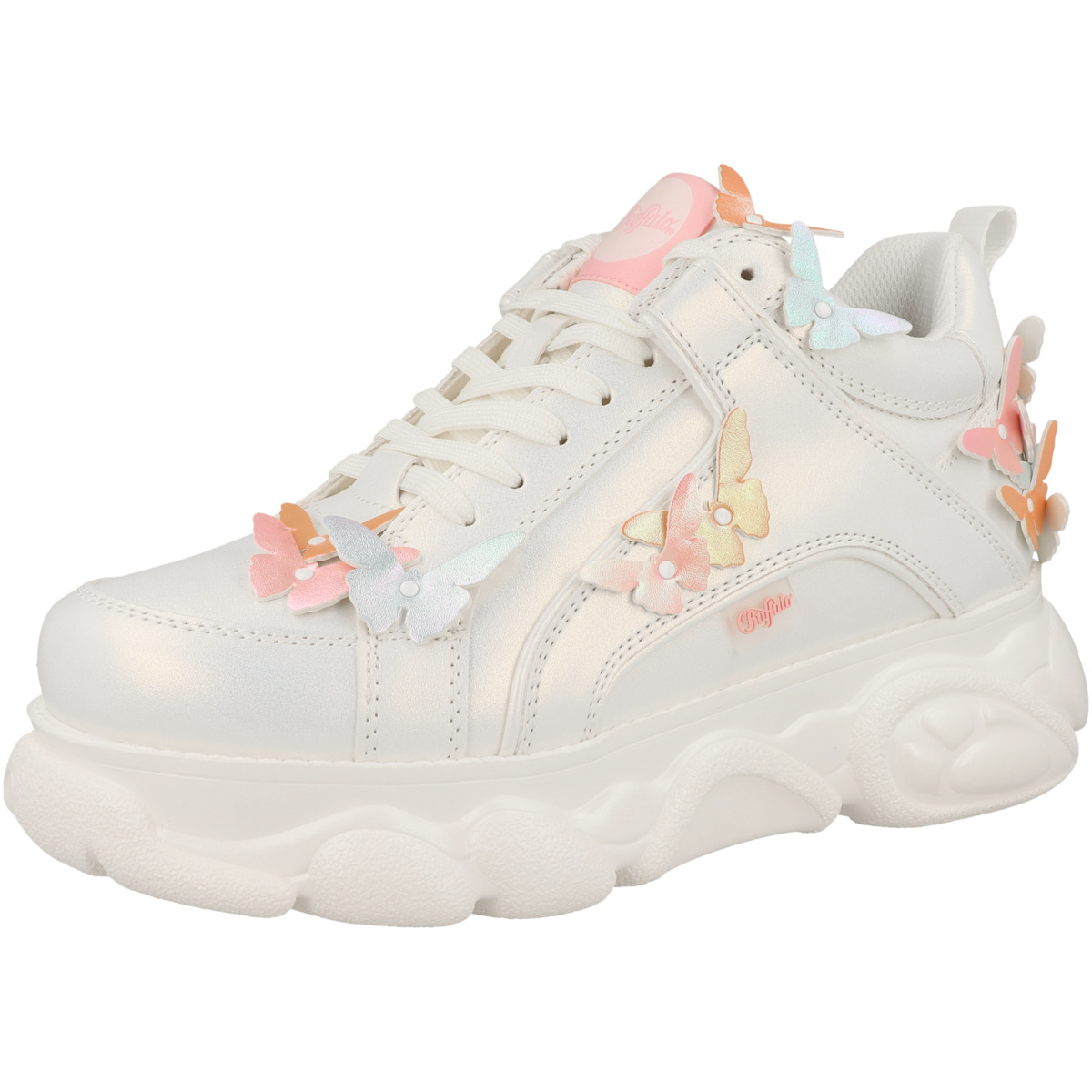 Buffalo Cld Corin Butterfly Sneaker low weiss