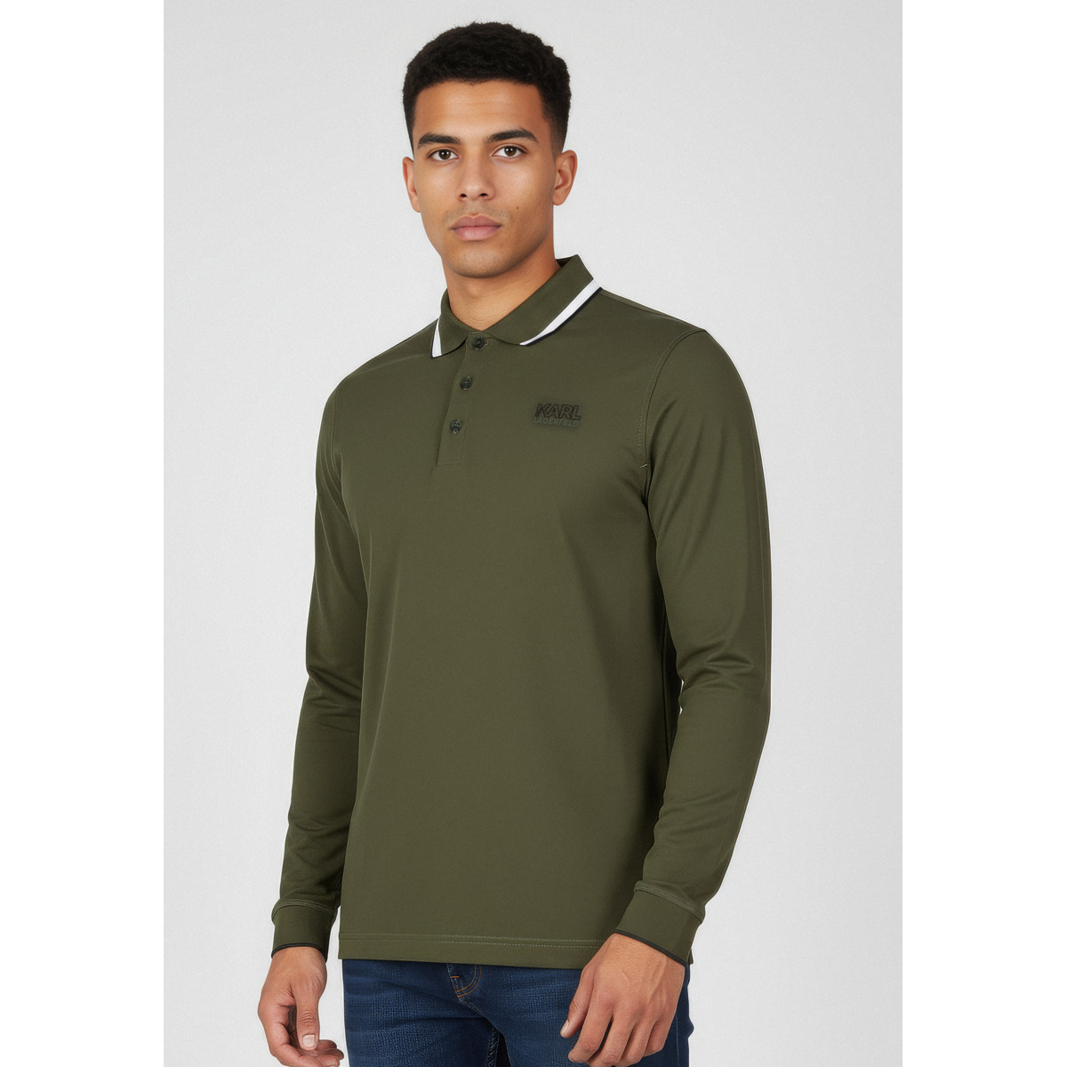 KARL LAGERFELD 745005 Poloshirt dunkelgruen