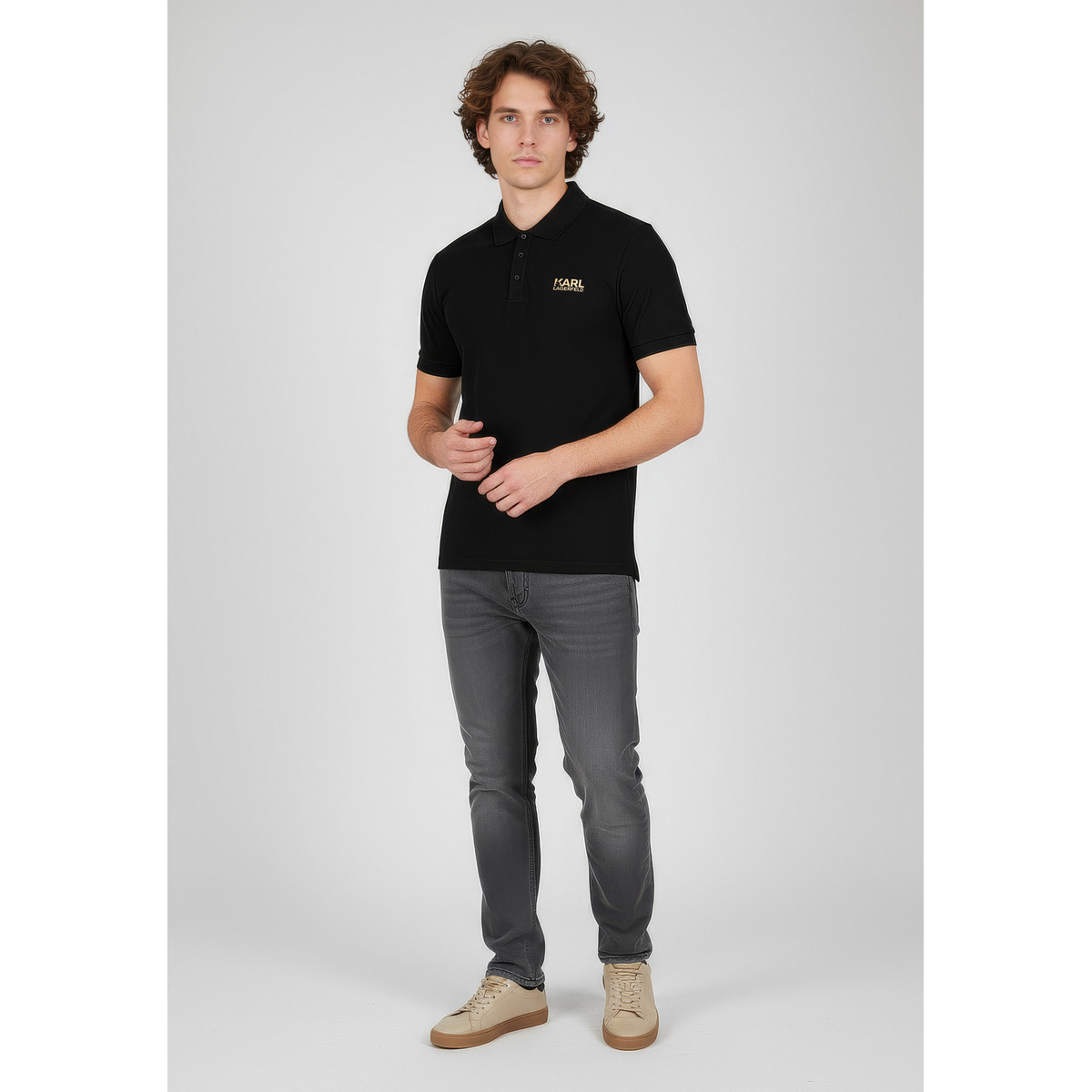 KARL LAGERFELD 745088 Poloshirt gold