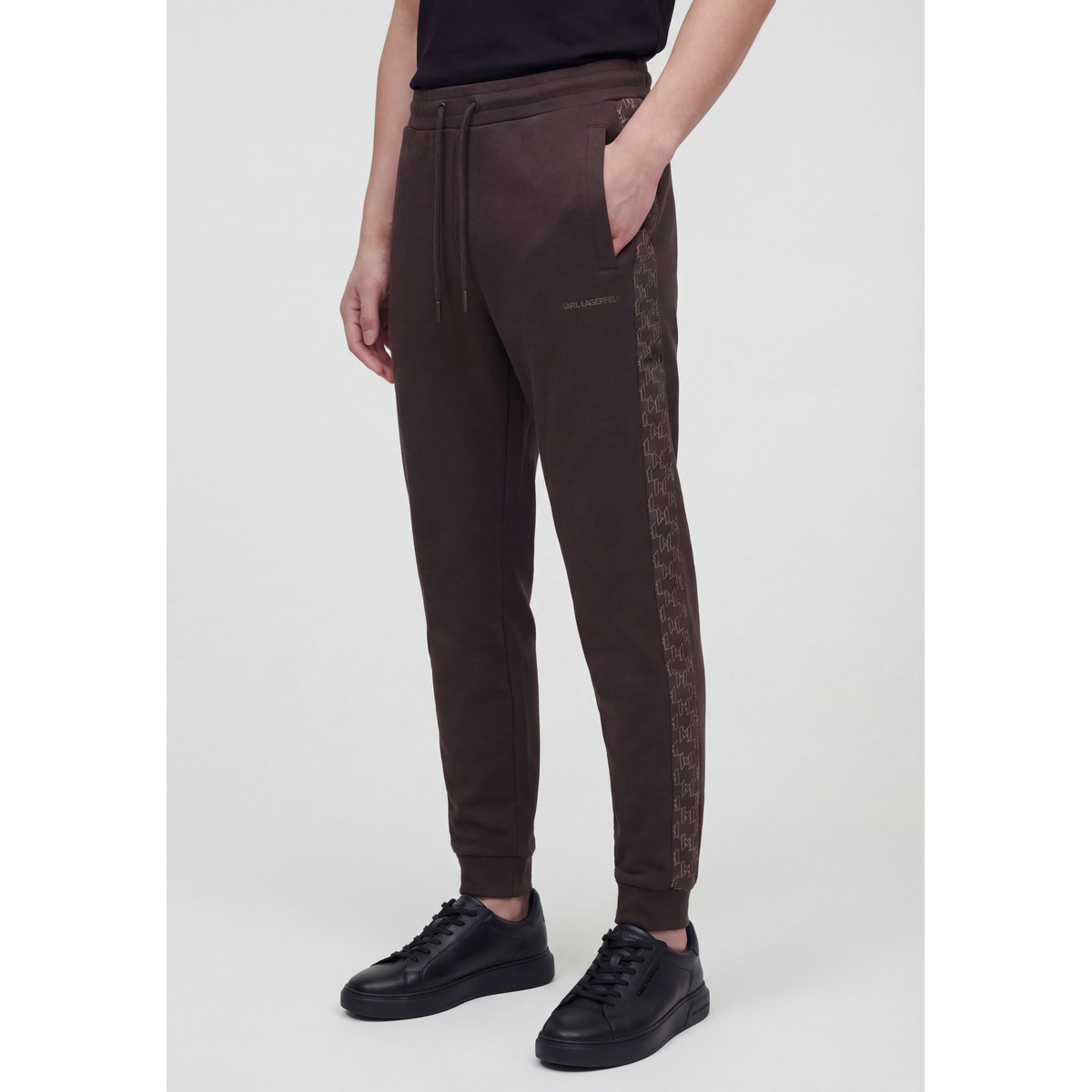 KARL LAGERFELD 705001 Sweathose dunkelbraun