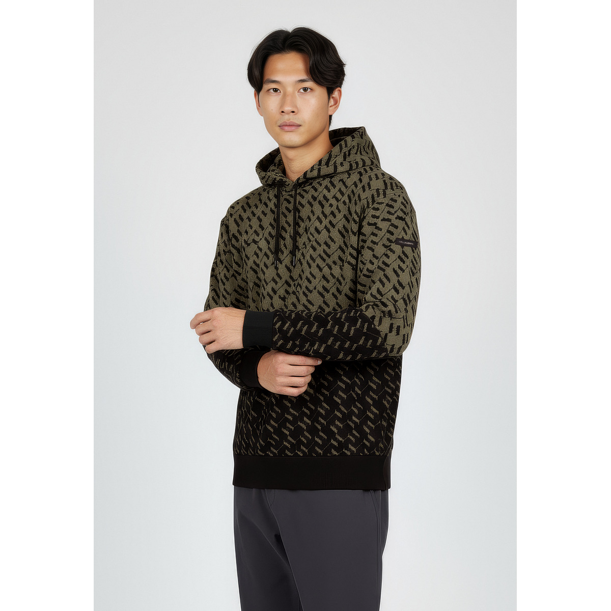 KARL LAGERFELD 705109 Hoodie dunkelgruen