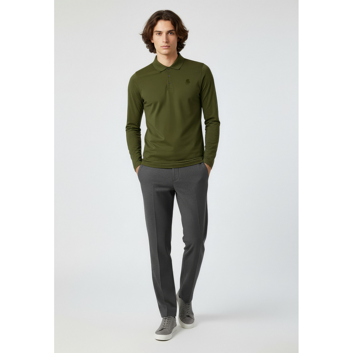 KARL LAGERFELD 745000 Poloshirt dunkelgruen