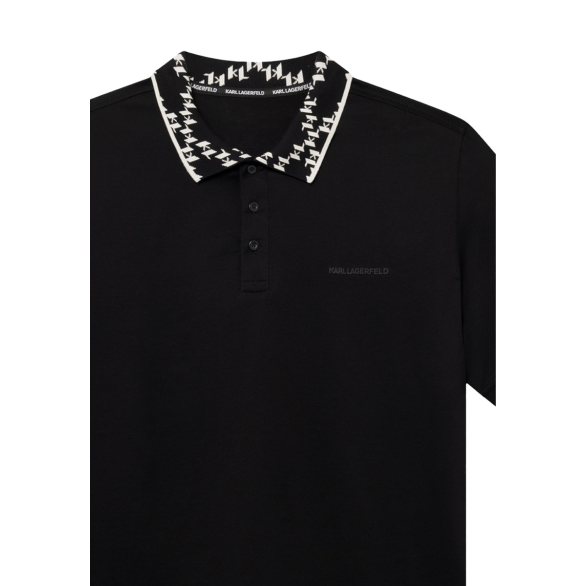 KARL LAGERFELD 745010 Poloshirt schwarz