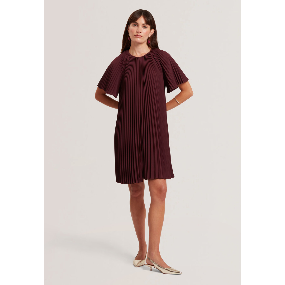 Ted Baker CONVALA Minikleid bordeaux