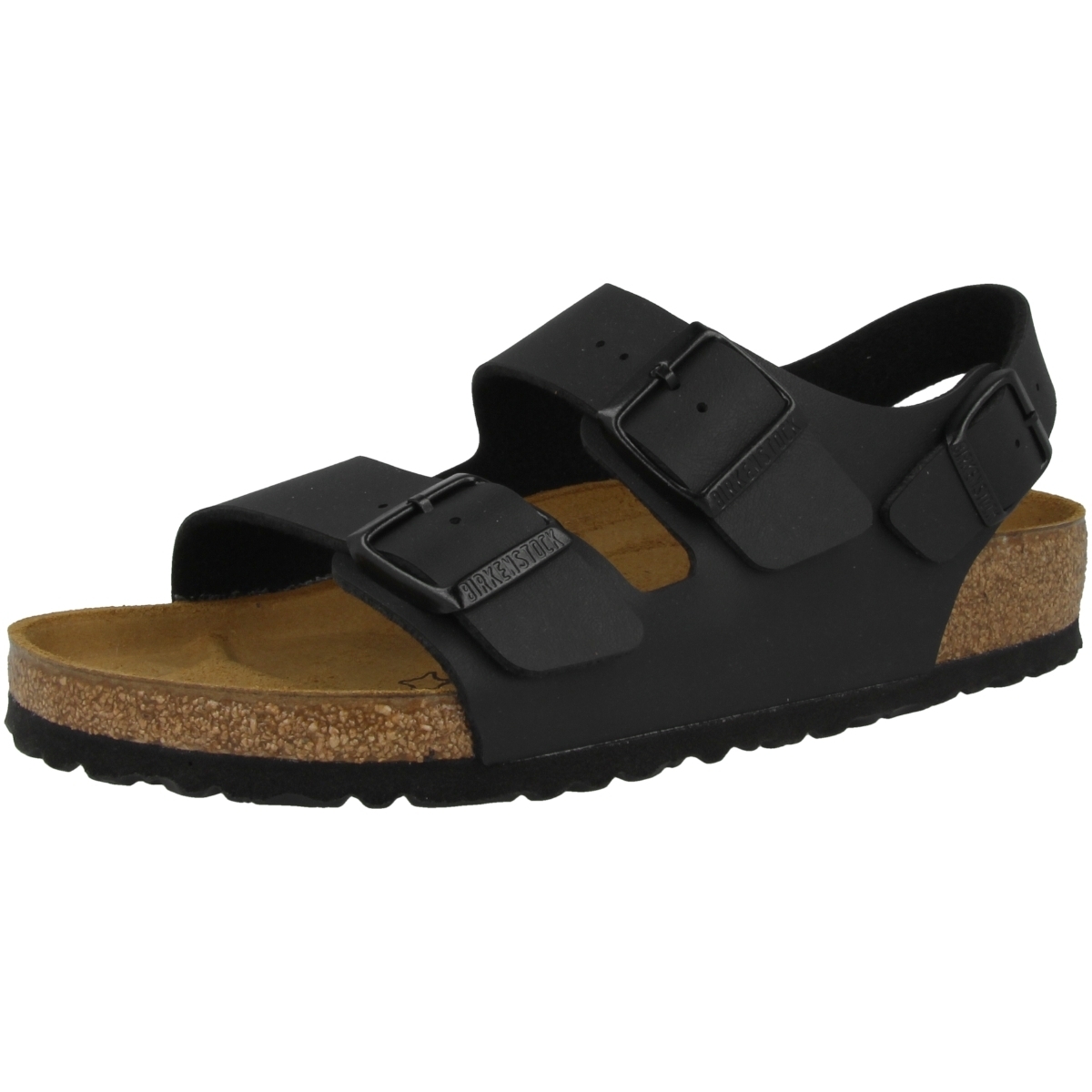 Birkenstock Milano Birko-Flor Sandale normal schwarz