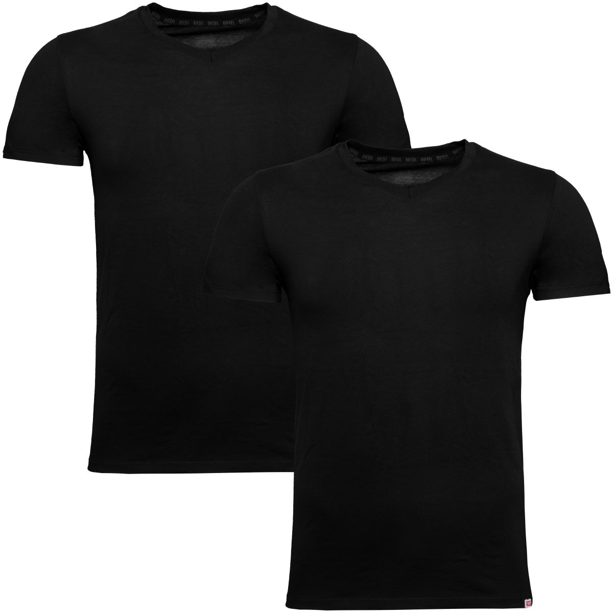 Diesel UMTEE-MICHEAL-TUBE 2er Pack T-Shirt schwarz