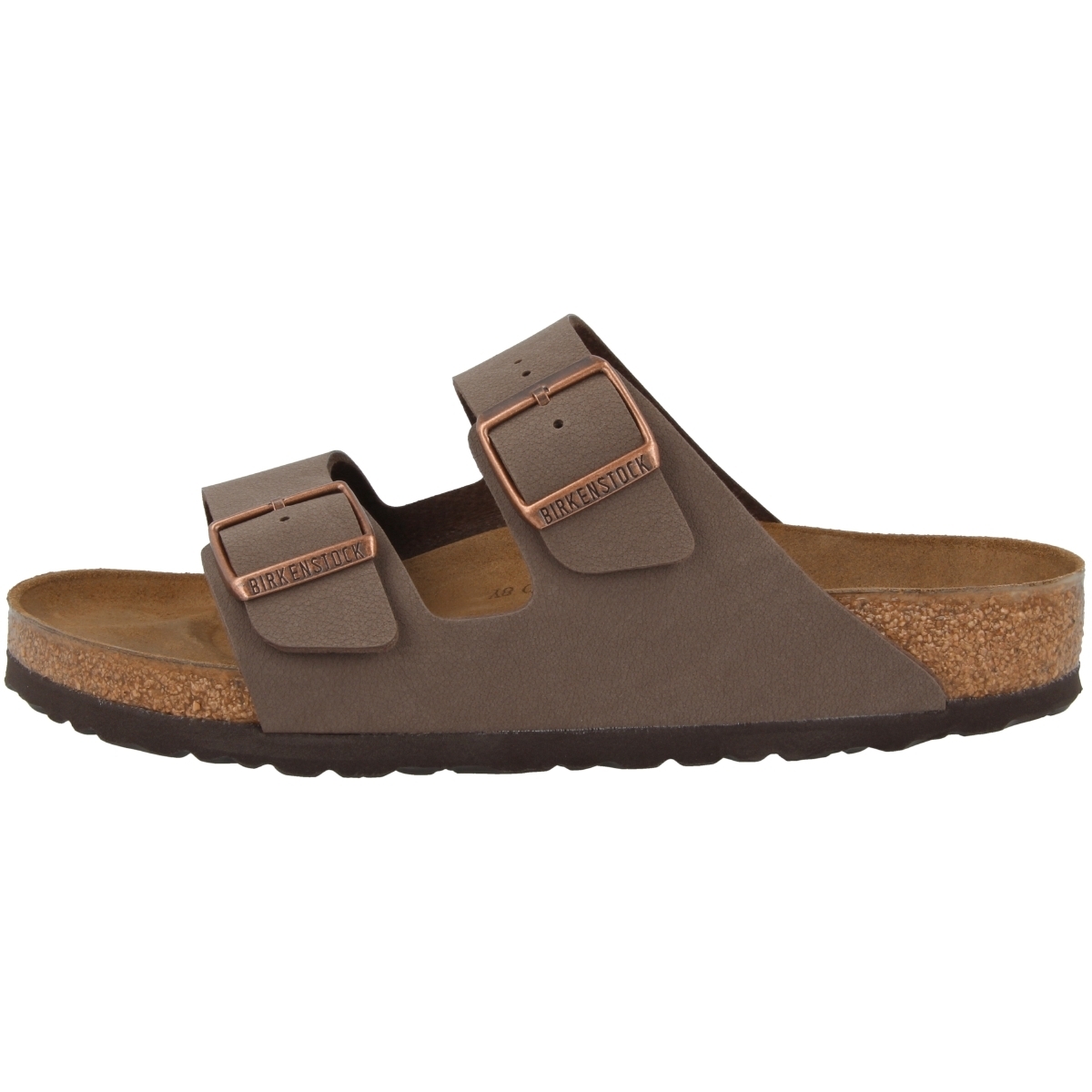 Birkenstock Arizona Birko-Flor Nubuk Sandale normal braun