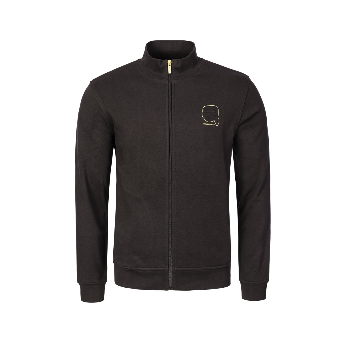 KARL LAGERFELD 705004 Sweatjacke dunkelbraun