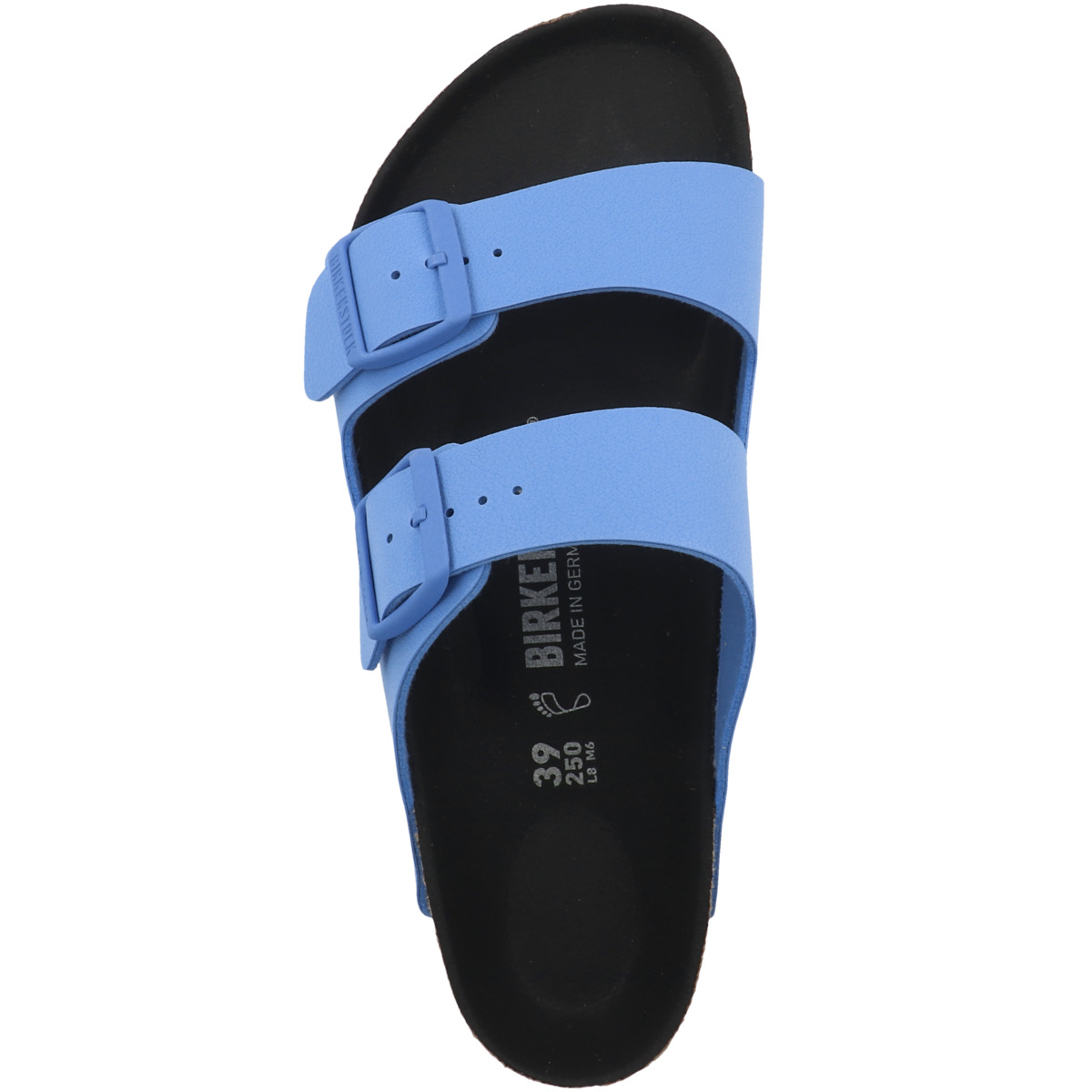 Birkenstock Arizona Birko-Flor Nubuk Sandale normal blau