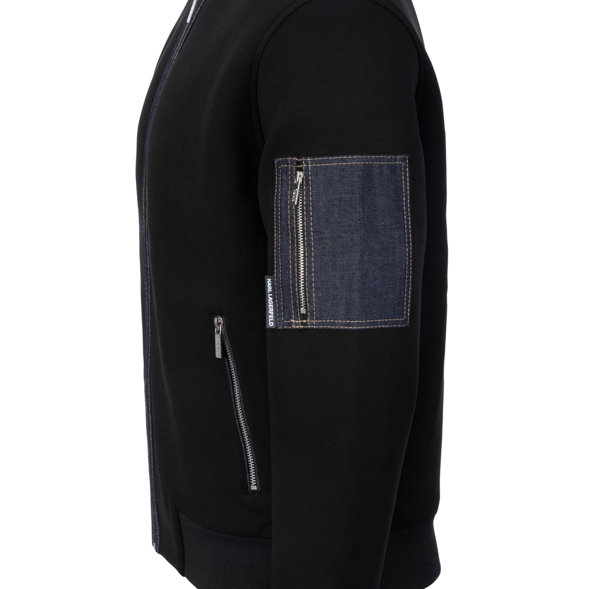 KARL LAGERFELD 705017 Sweatjacke schwarz