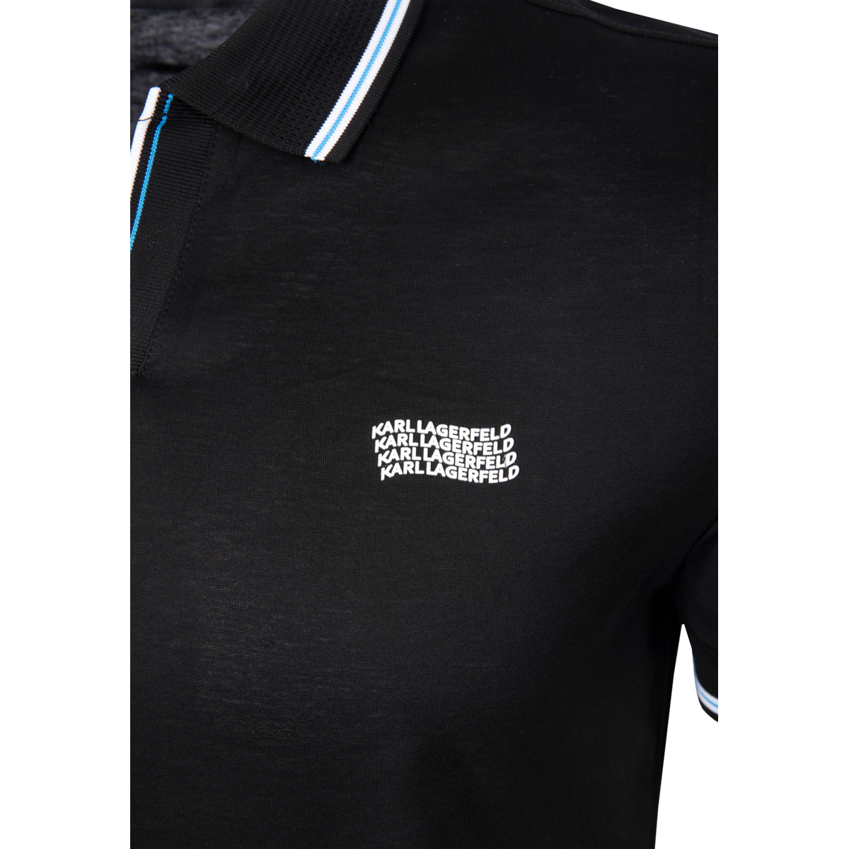KARL LAGERFELD 745001 Poloshirt schwarz