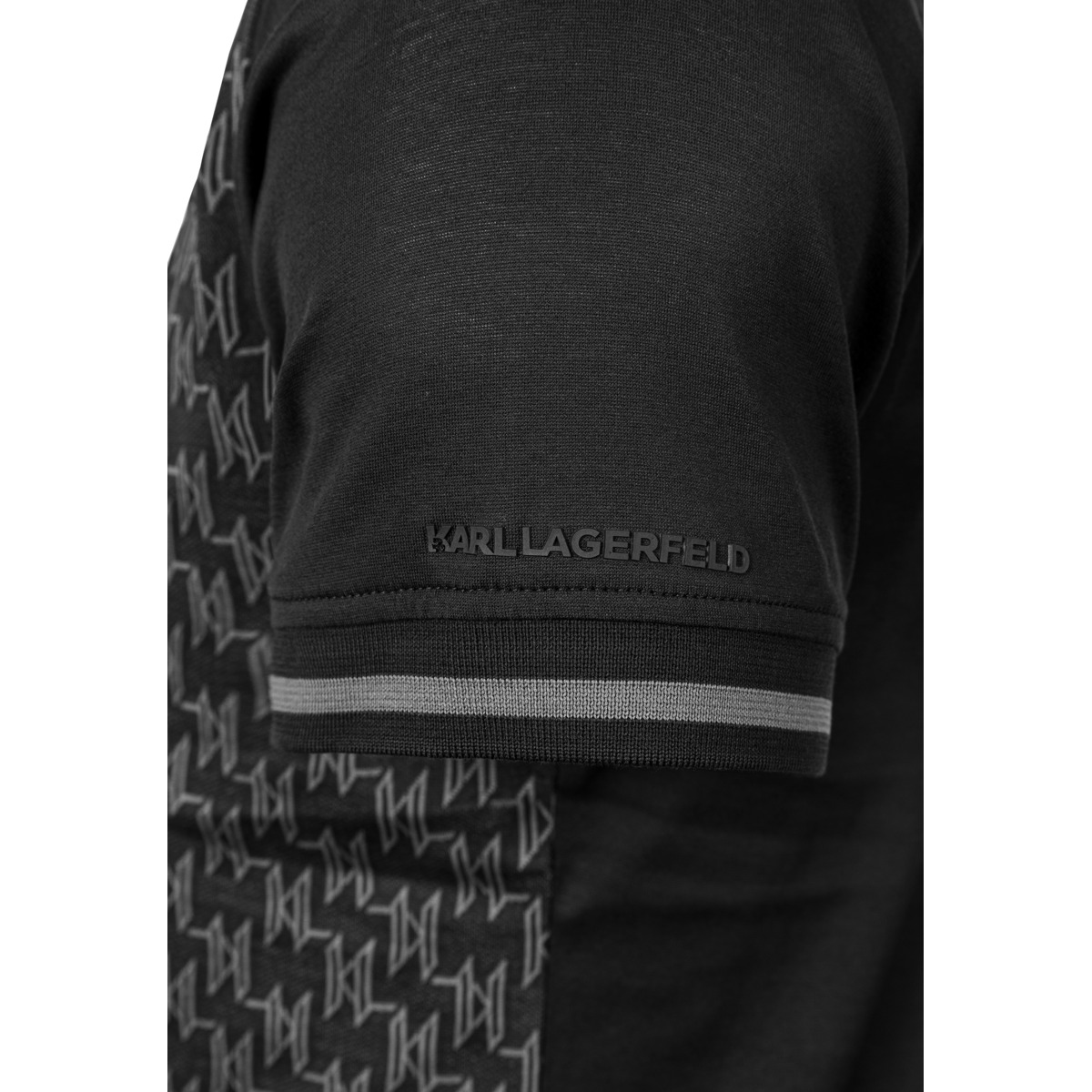 KARL LAGERFELD 745007 Poloshirt schwarz