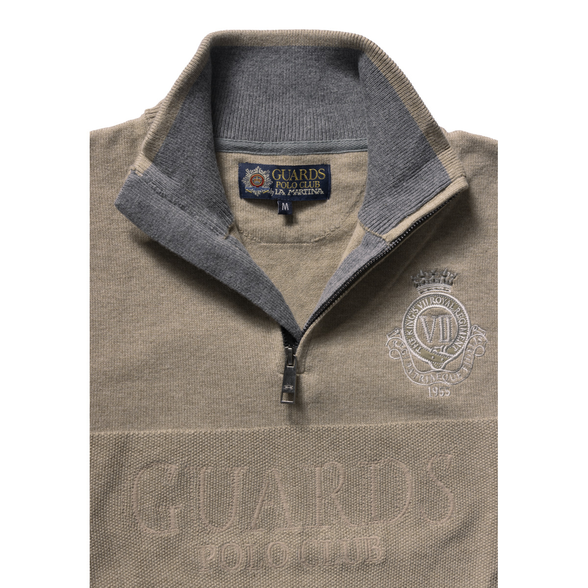 La Martina MBSG30 Pullover beige