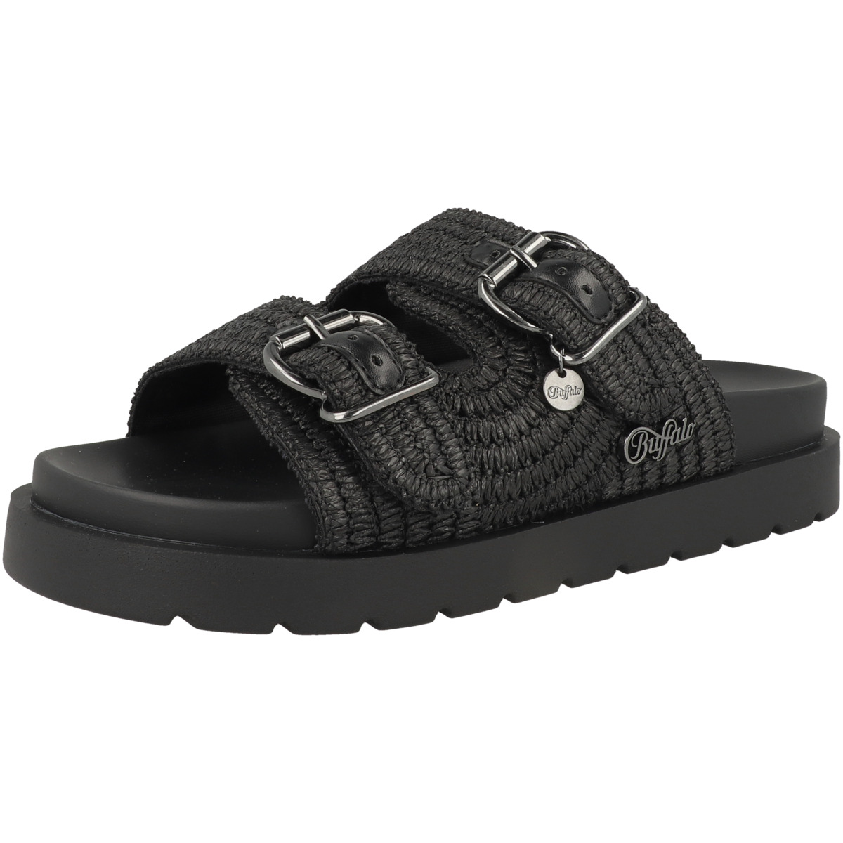 Buffalo Raya Ari Bo Pantolette schwarz