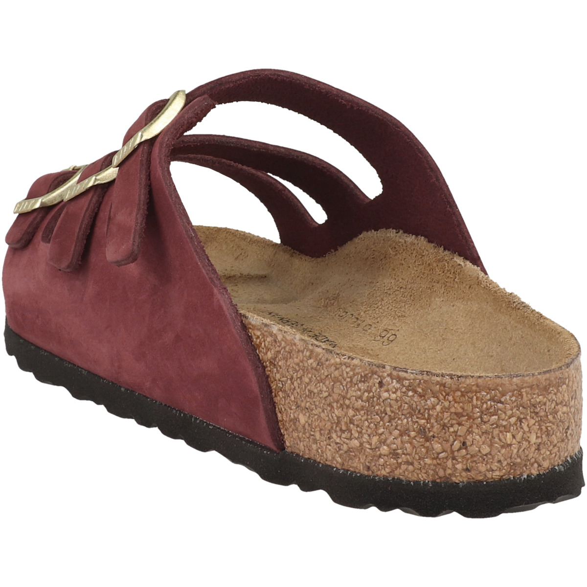 Birkenstock Florida Fresh Nubukleder Sandale normal bordeaux