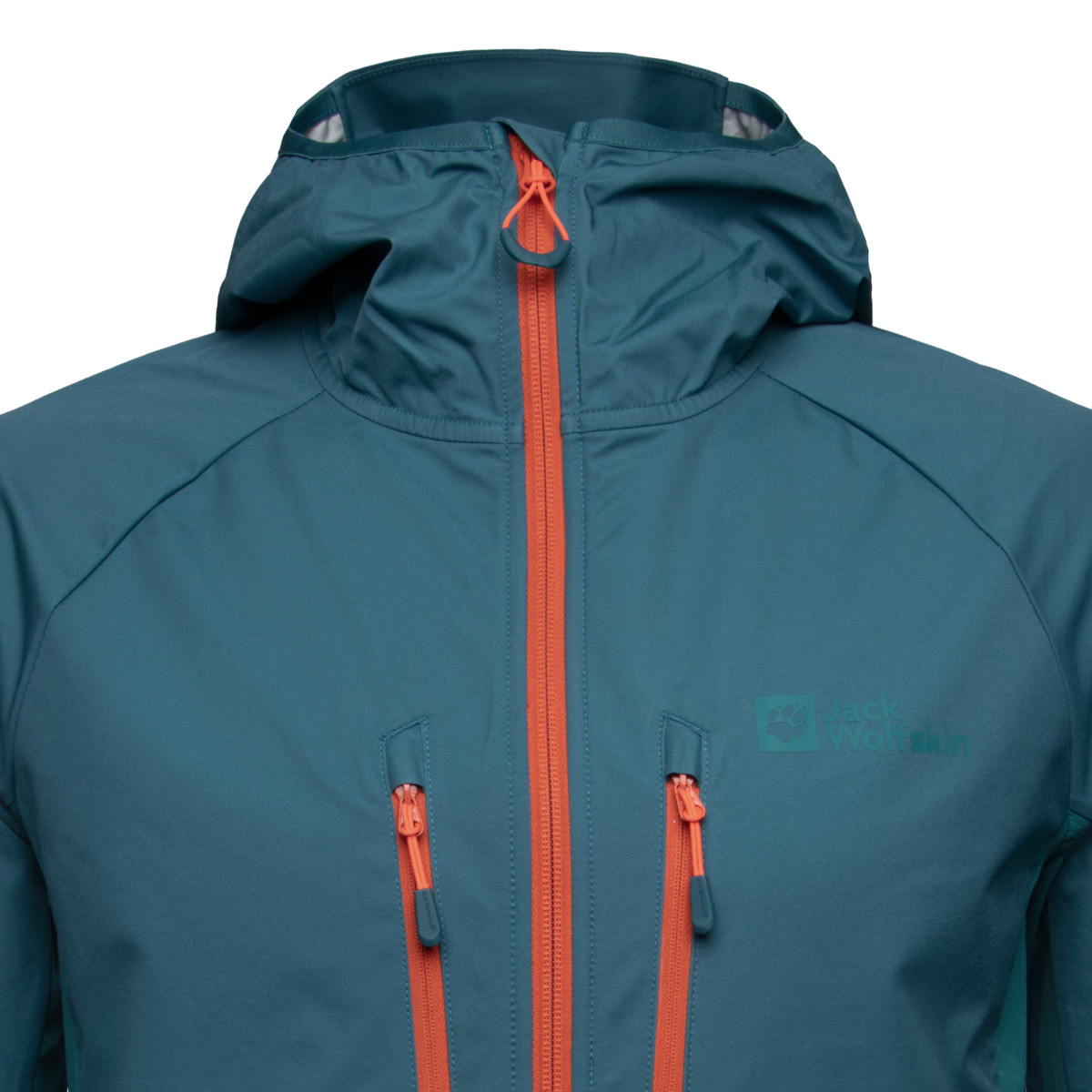 Jack Wolfskin Alpspitze Hoody Jkt M Softshelljacke blau