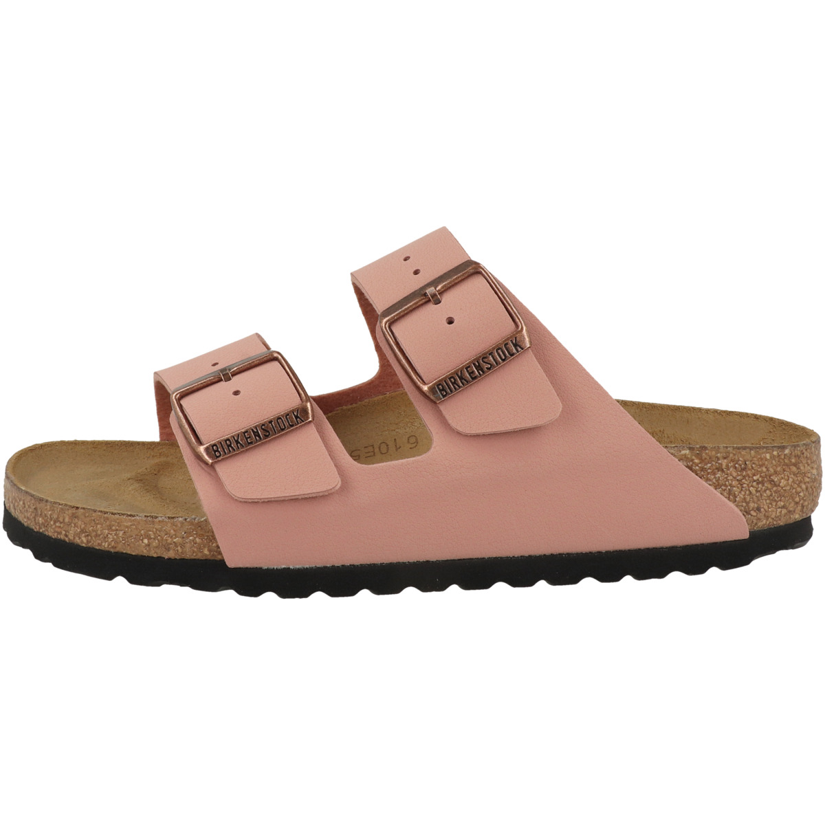 Birkenstock Arizona Birko-Flor Nubuk Sandale schmal pink