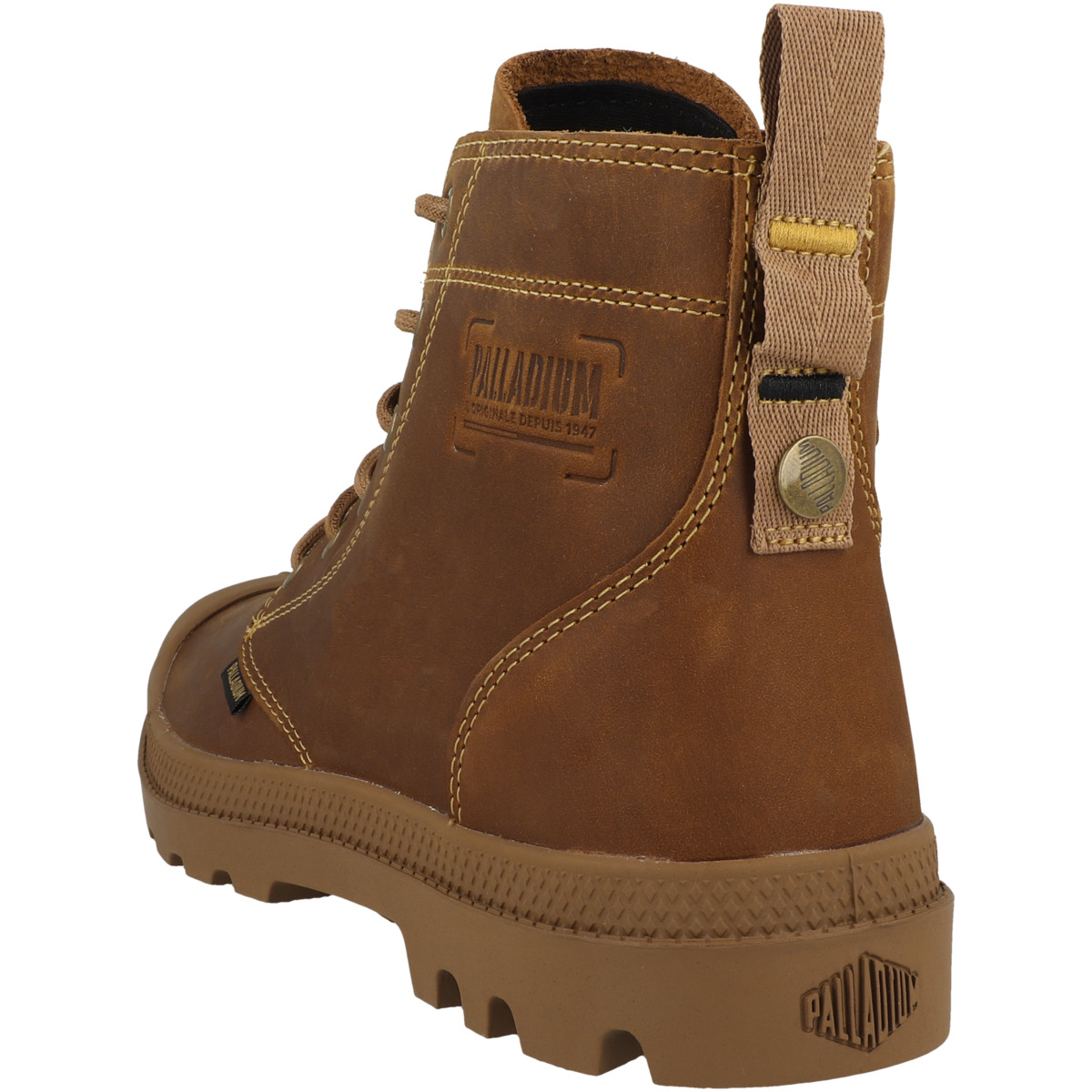 Palladium Pampa Zip Leather Legacy Boots braun