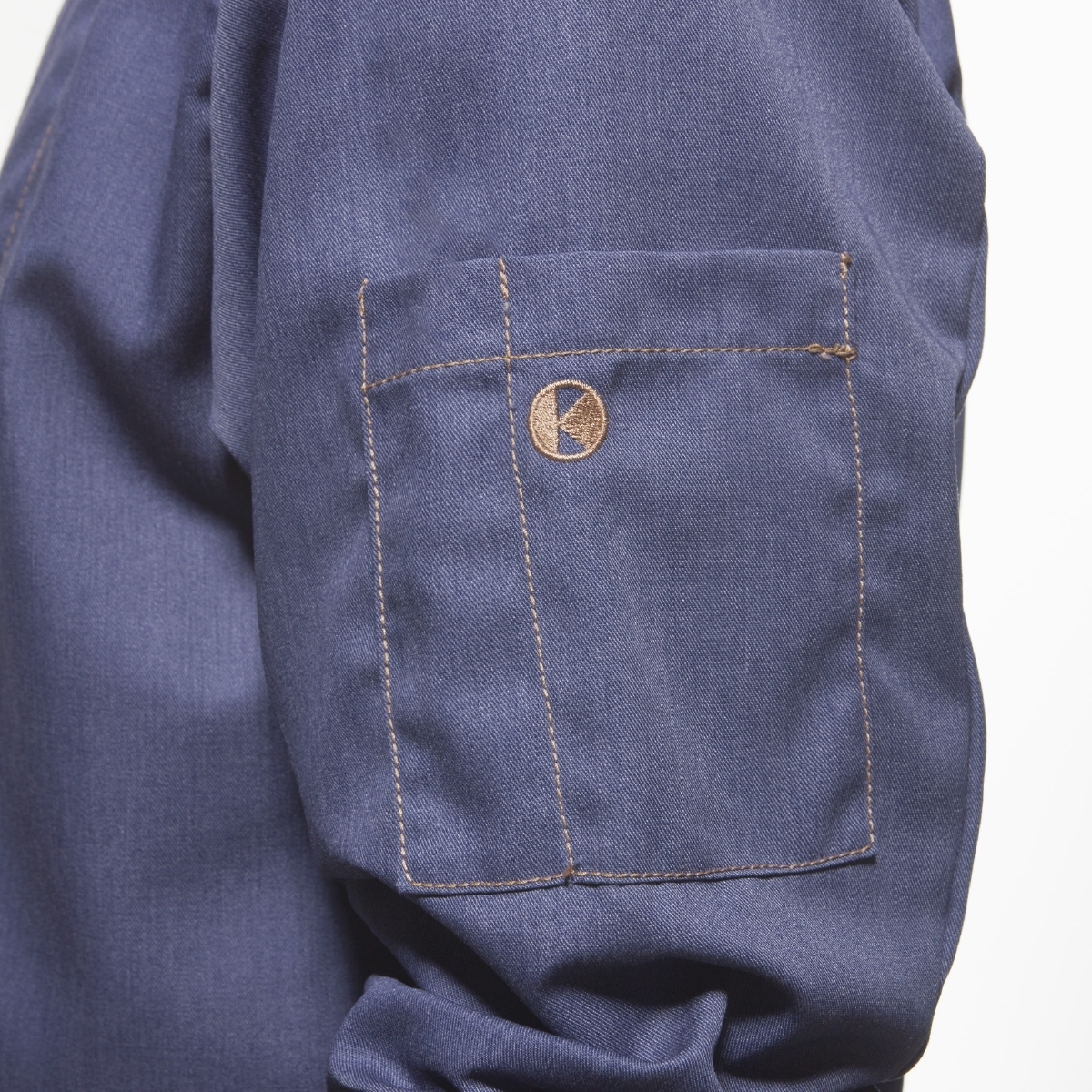 KARLOWSKY Jeans 1892 Tennessee Kochjacke blau