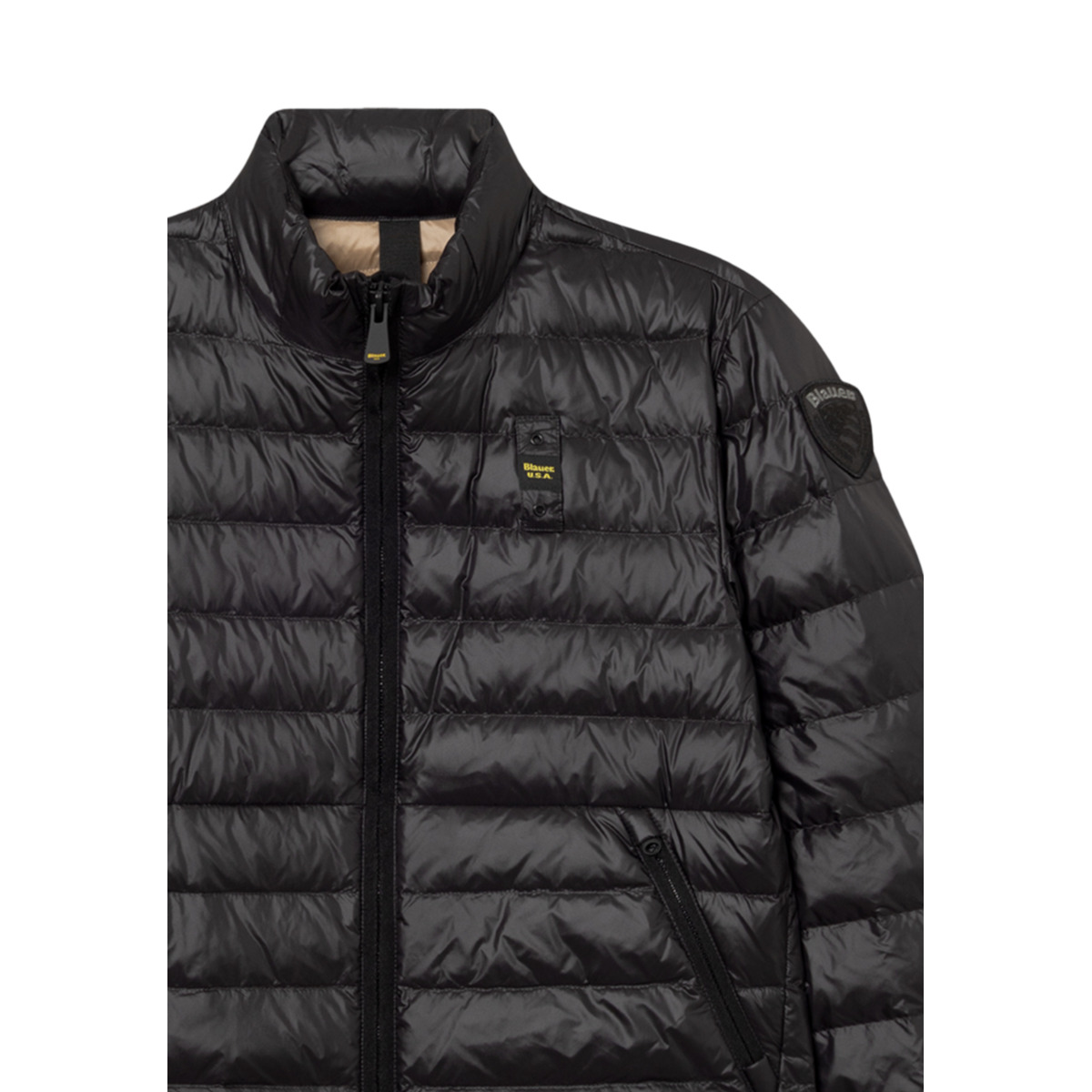 Blauer Austin Daunenjacke schwarz