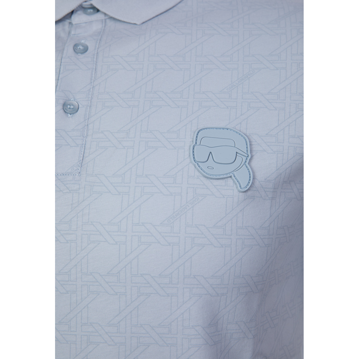 KARL LAGERFELD 745071 Poloshirt hellblau