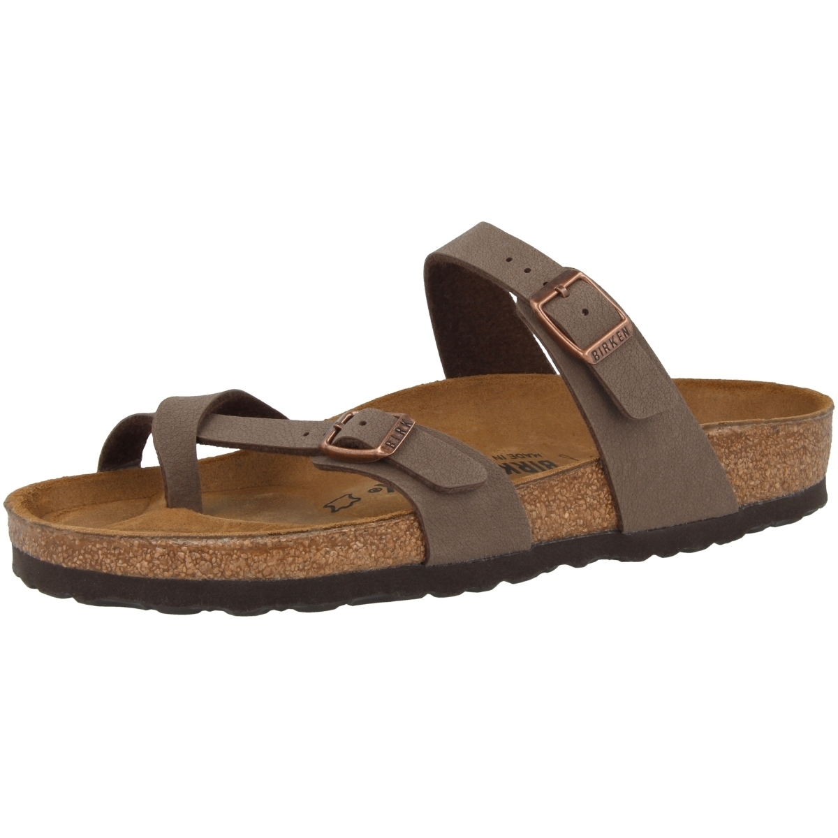 Birkenstock Mayari Birko-Flor Nubuk Sandale normal braun