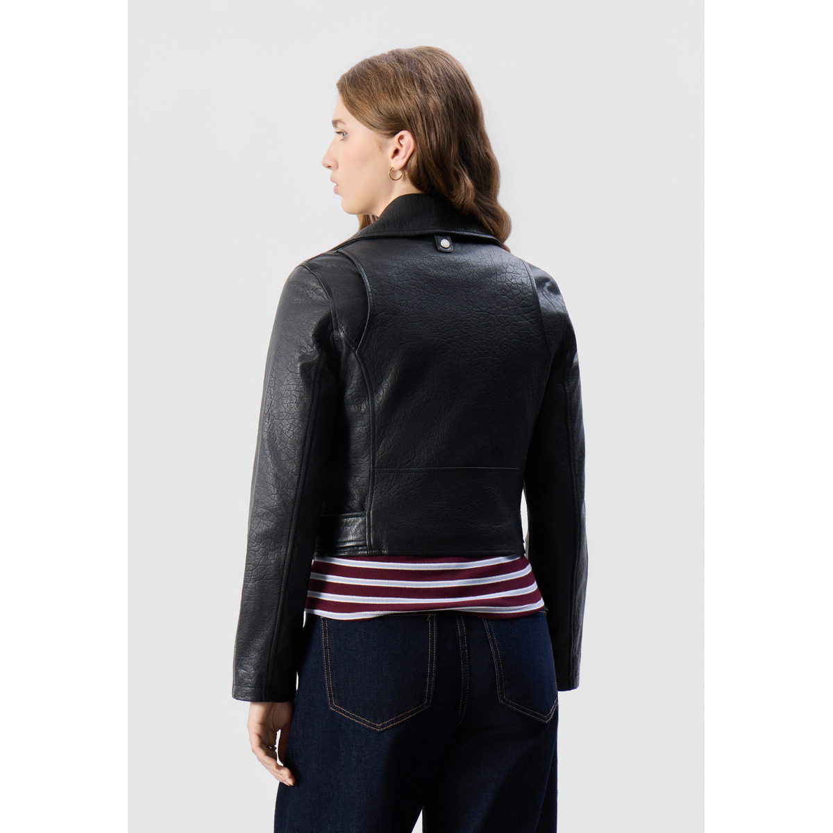 Bolongaro Trevor Sarah Biker Lederjacke schwarz