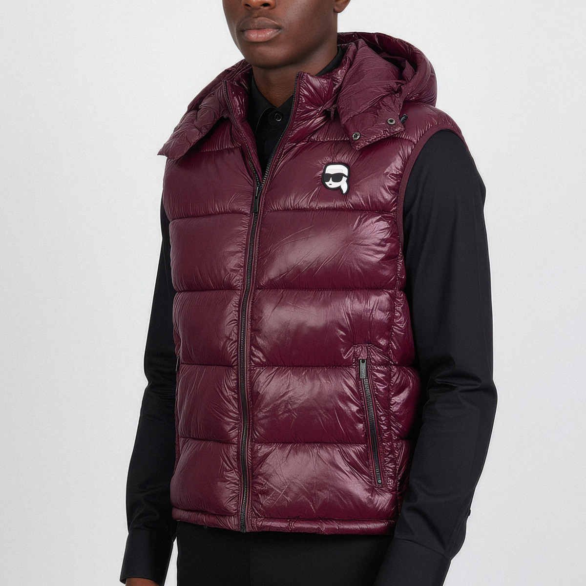 KARL LAGERFELD 505023 Weste bordeaux