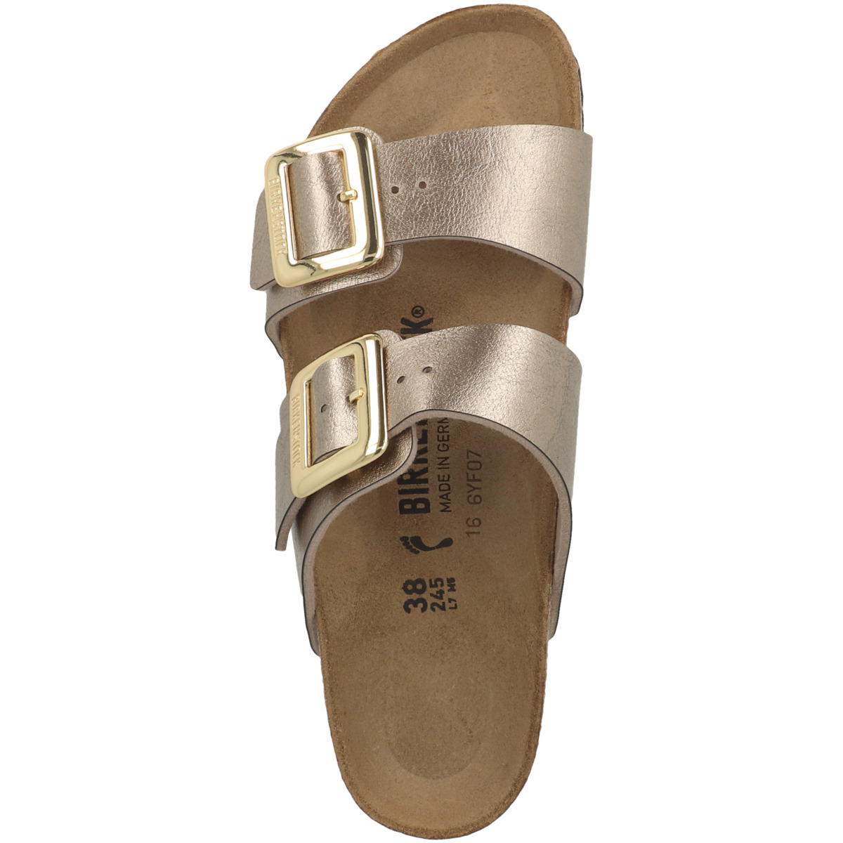 Birkenstock Sydney Cushion Buckle Birko-Flor Graceful Sandale schmal braun