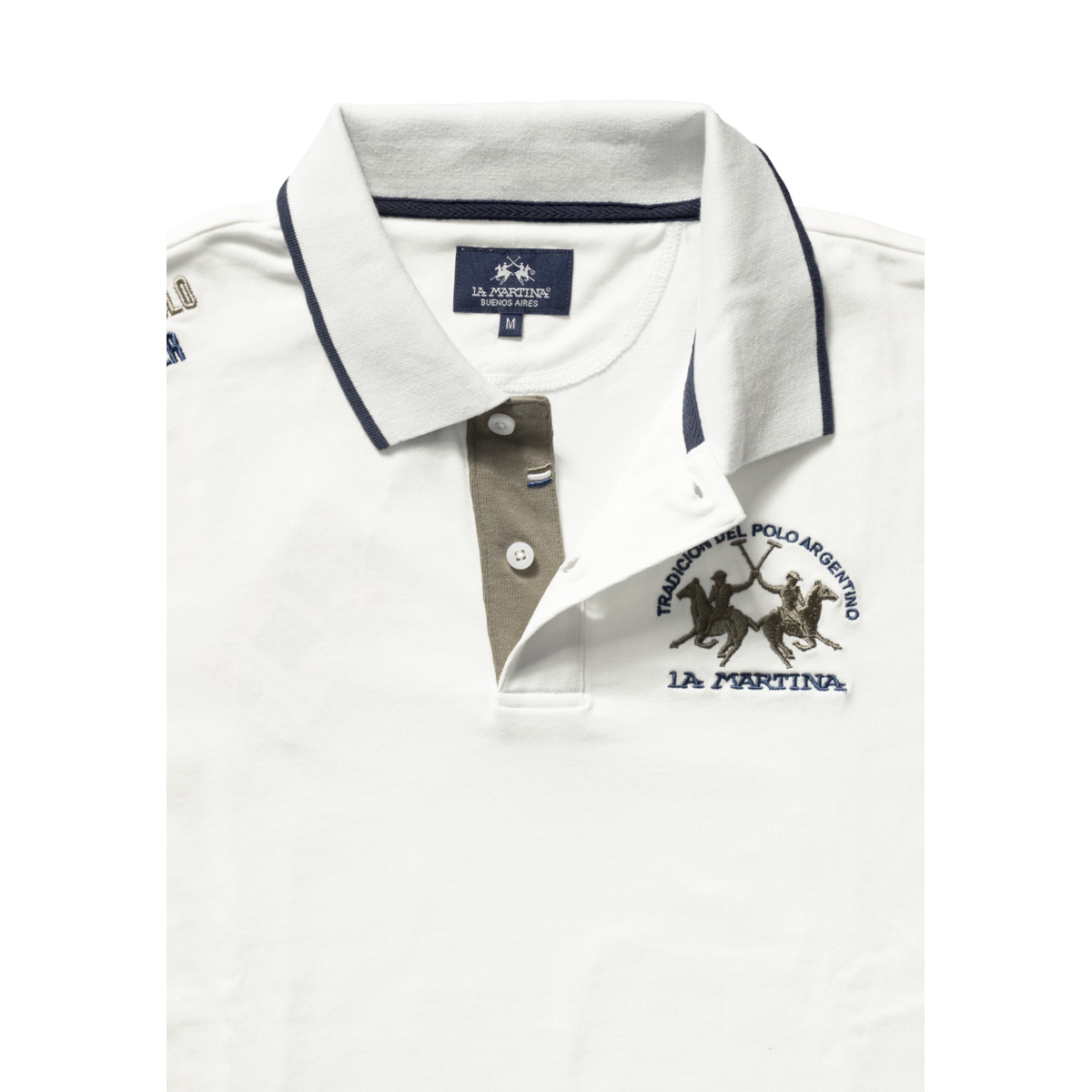 La Martina MBP300 Poloshirt weiss