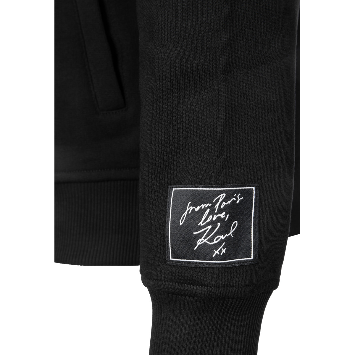 KARL LAGERFELD 705424 Sweatjacke schwarz