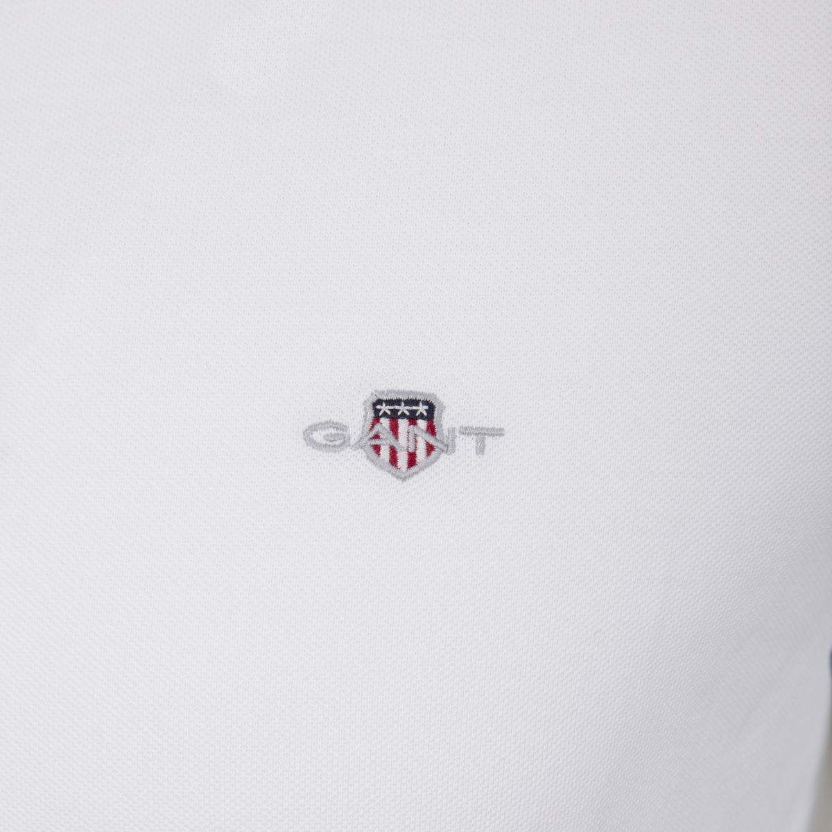 GANT Reg Shield SS Pique Poloshirt weiss