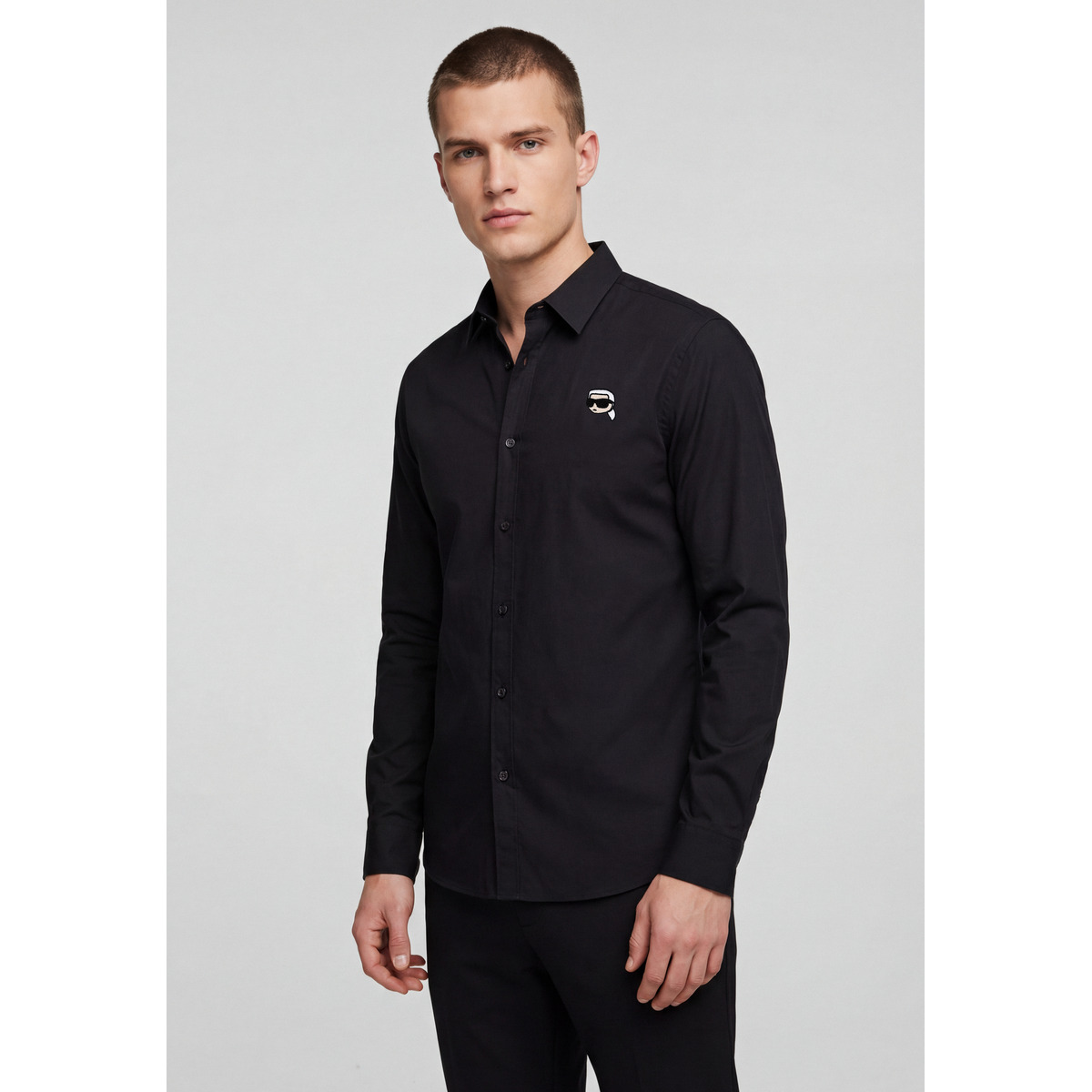 KARL LAGERFELD 605912 Hemd schwarz