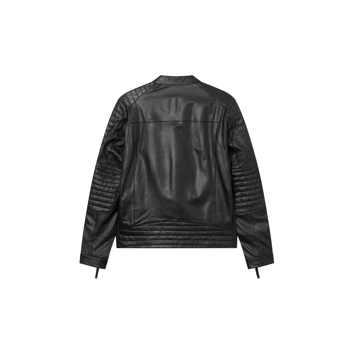 Blauer Crossland Lederjacke schwarz