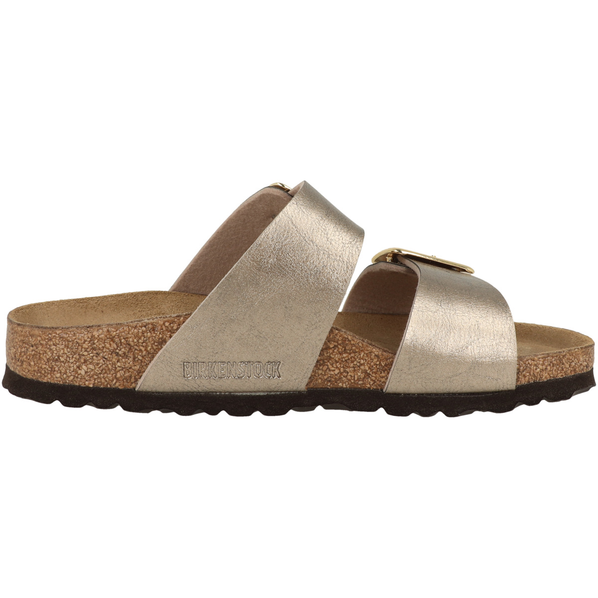 Birkenstock Sydney Cushion Buckle Birko-Flor Graceful Sandale schmal braun