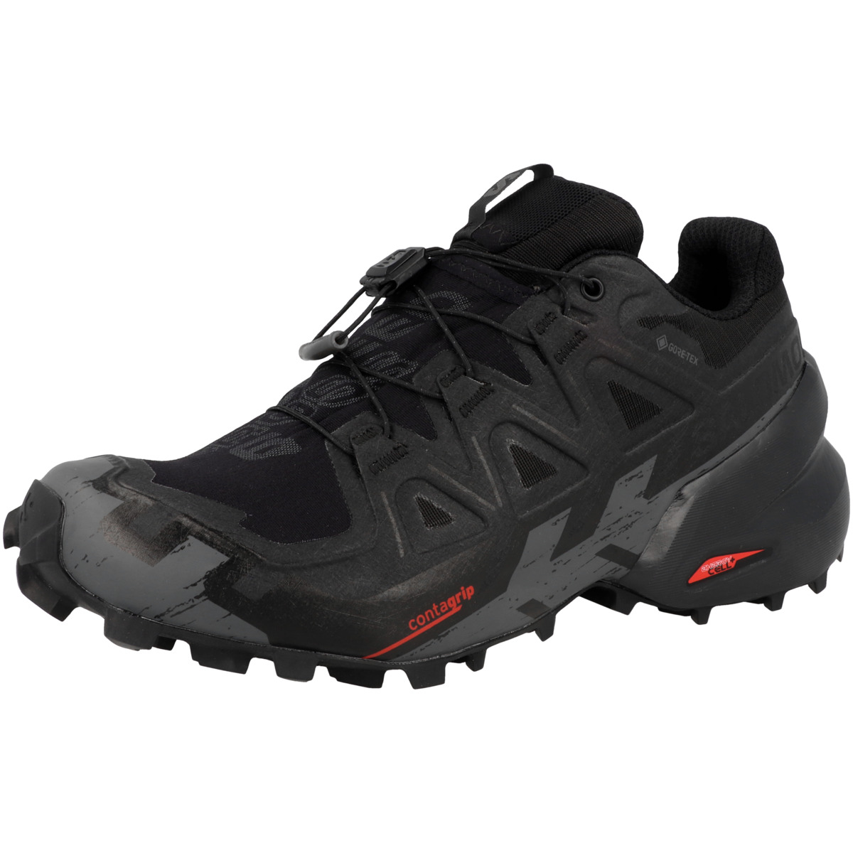 Salomon Speedcross 6 GTX Women Trailrunning Laufschuhe schwarz