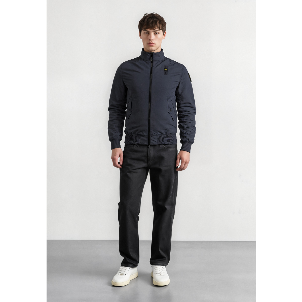 Blauer Alwin Übergangsjacke blau