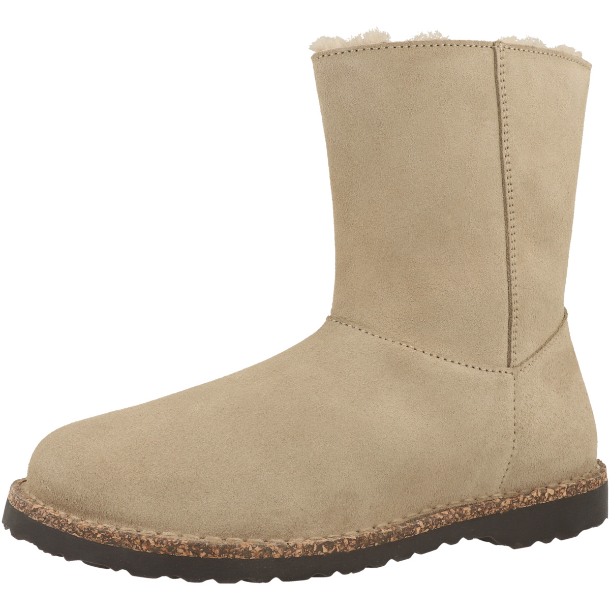 Birkenstock Uppsala Zip Shearling Veloursleder Boots normal beige