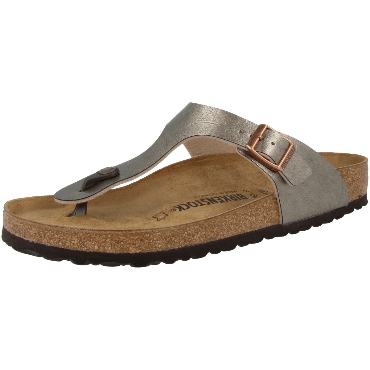 Birkenstock Gizeh Birko-Flor Zehensandale normal braun