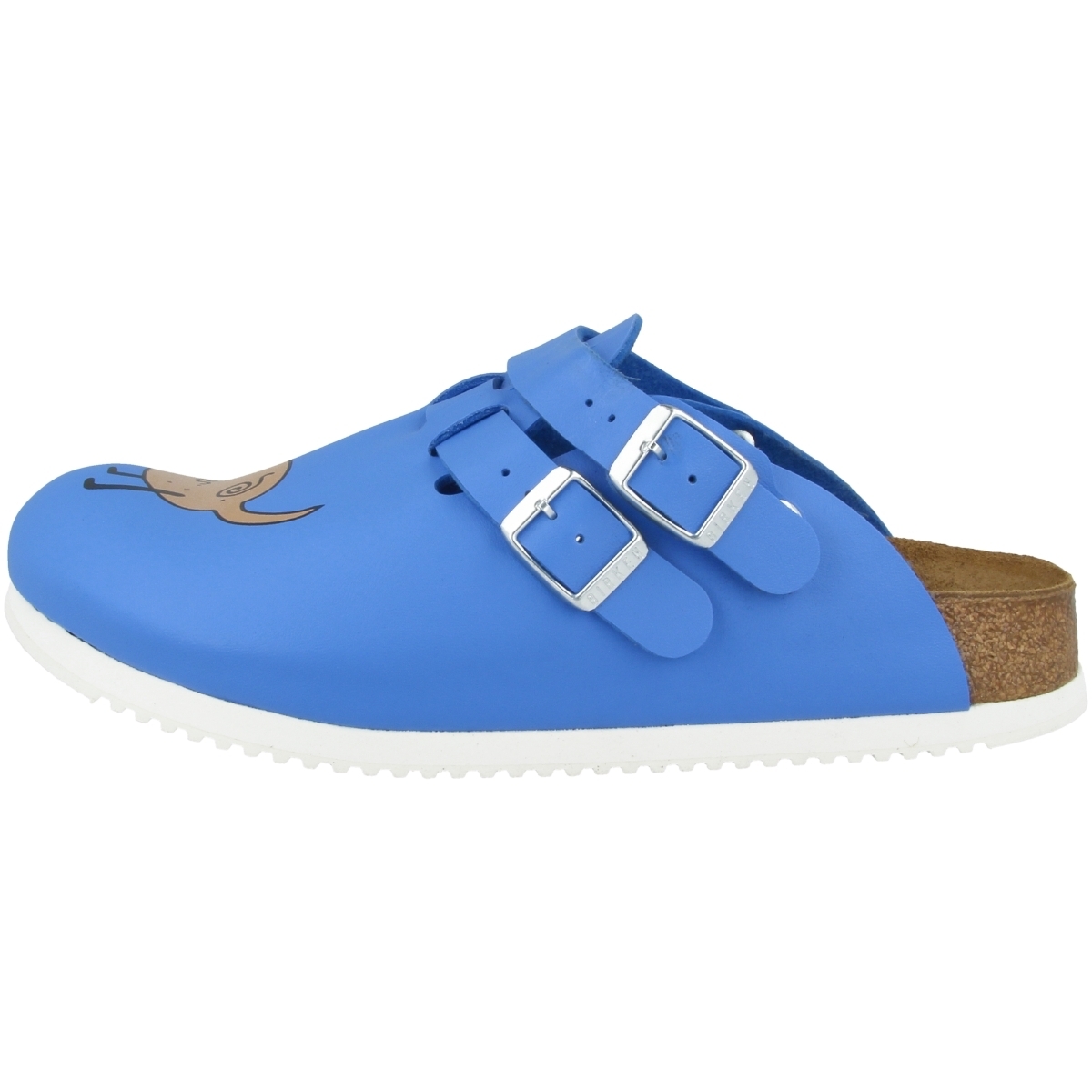 Birkenstock Kay SL Birko-Flor Clogs schmal blau