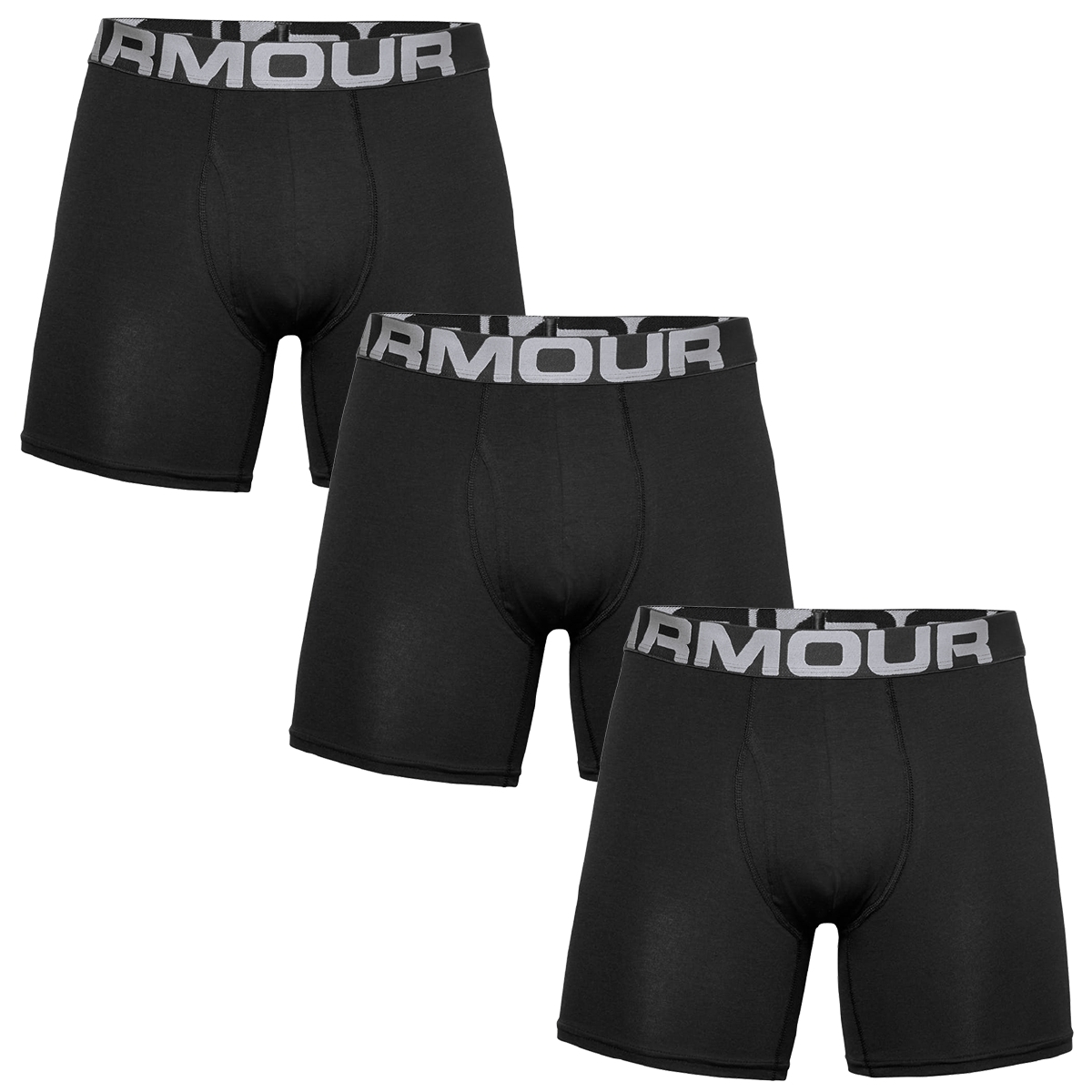 Under Armour Charged Cotton 6in 3 Pack Boxershorts