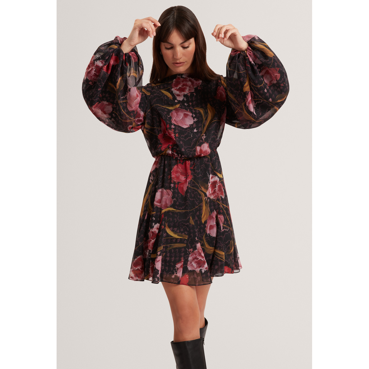 Ted Baker ENDRINA Midikleid schwarz