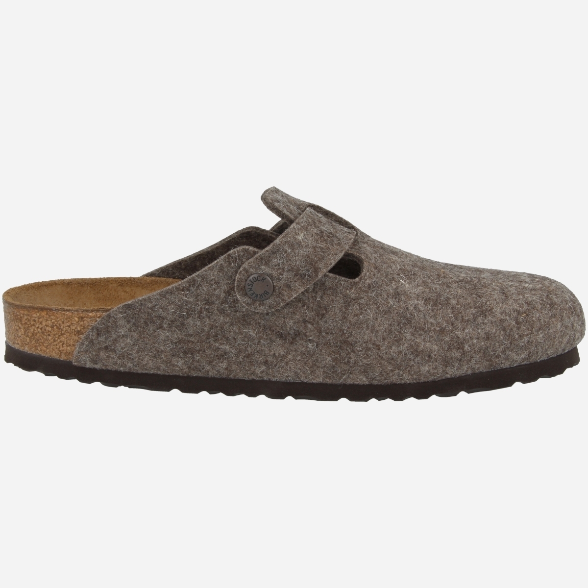 Birkenstock Boston Wollfilz Clogs normal braun