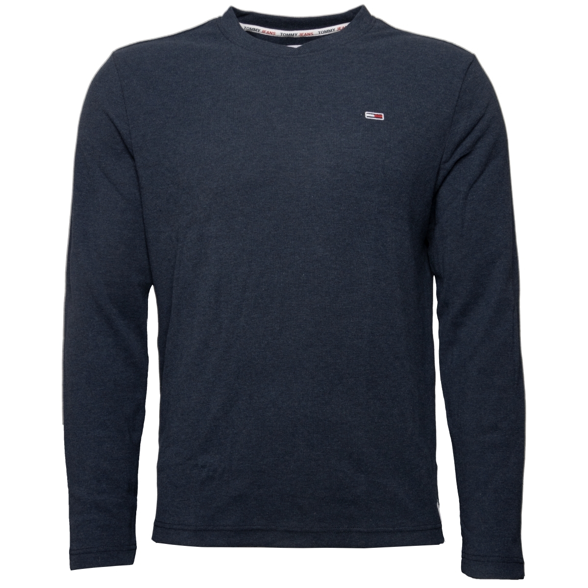 Tommy Hilfiger Tommy Jeans Knitted Long Sleeve Langarmshirt blau