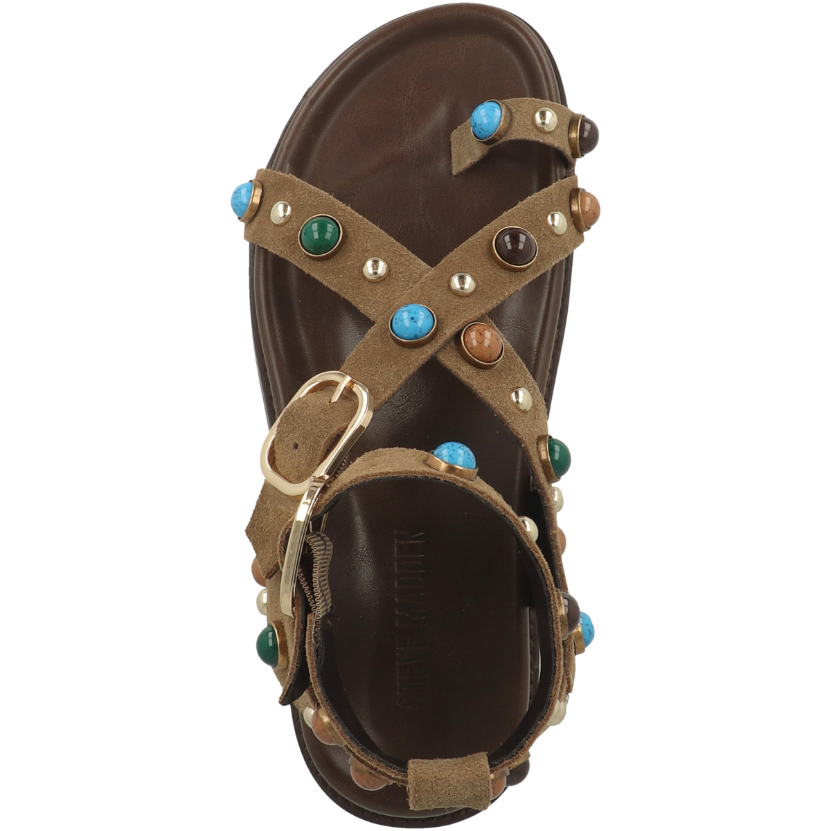 Steve Madden Linear Sandale hellbraun